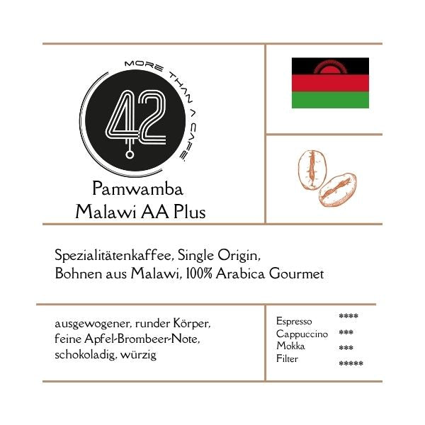 Pamwamba Malawi AA Plus